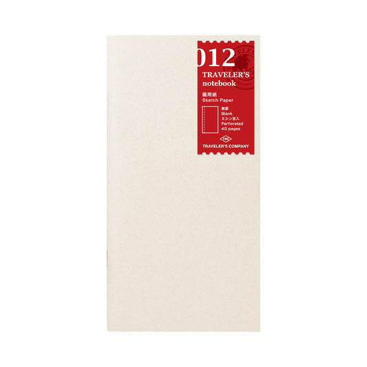 Traveler's Company notebook Refill Sketch Paper Notebook