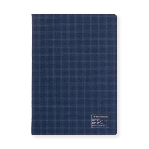 KLEID 2mm Grid Notes A5 Navy