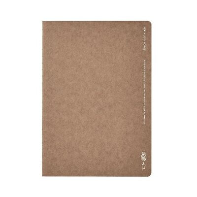 KLEID Tiny Grid Notes B6 Brown