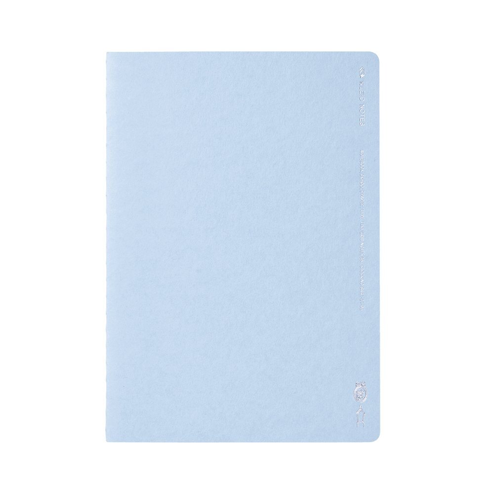 KLEID Tiny Grid Notes B6 Light Blue