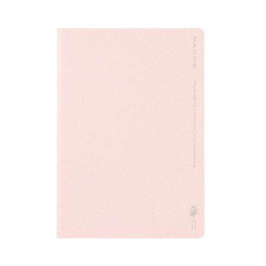 KLEID Tiny Grid Notes B6 Light Pink