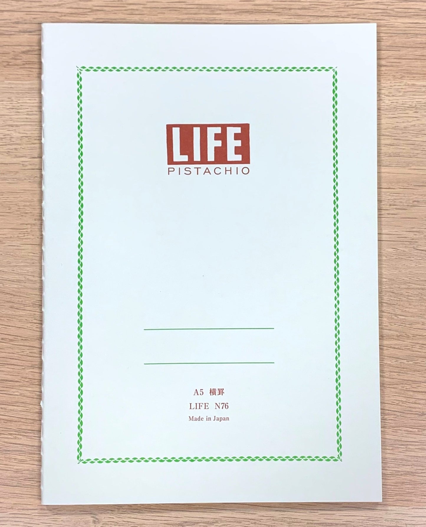 LIFE N76 PISTACHIO A5 RULED 32 PAGES
