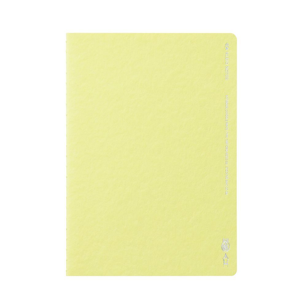 KLEID Tiny Grid Notes B6 Light Yellow