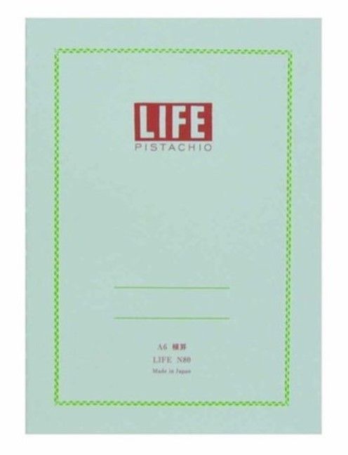 LIFE N80 PISTACHIO A6 RULED 32 PAGES N80