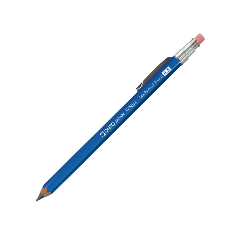 OHTO Wooden Mechanical Pencil w/Clip Mini Type 0.5mm