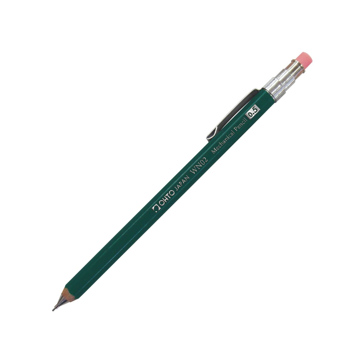 OHTO Wooden Mechanical Pencil w/Clip Mini Type 0.5mm