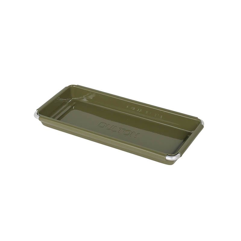 DULTON Desktop Storage Tray - Olive Drab