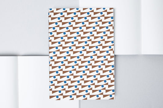 Ola Ltd Ed | A5 Layflat Daily Planner - Enid in Brown / Blue