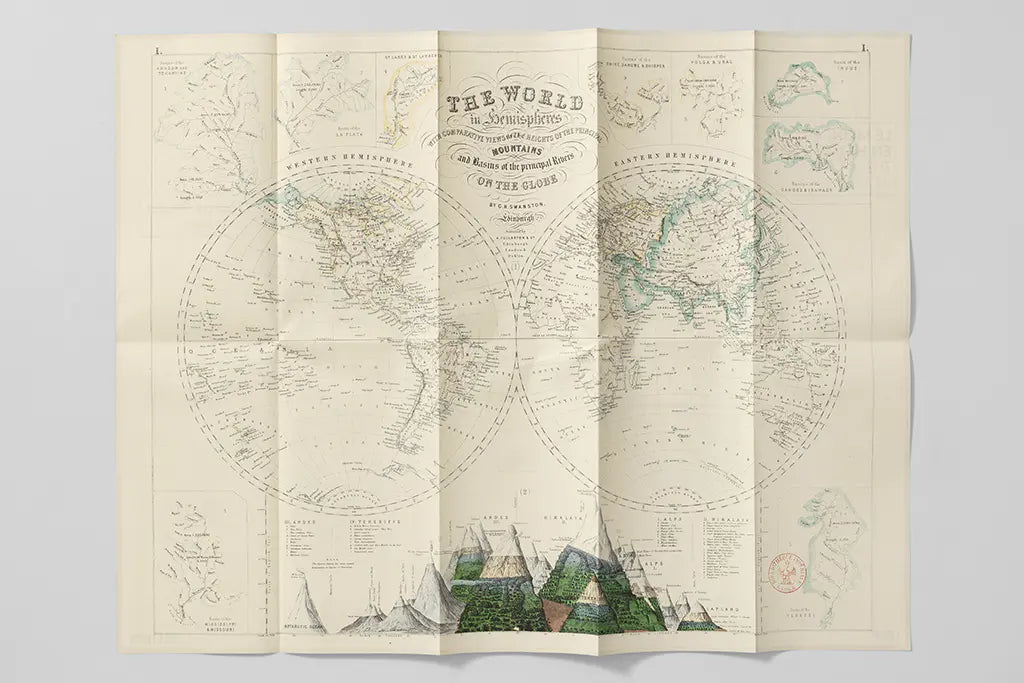 The World in Hemispheres (1863)
