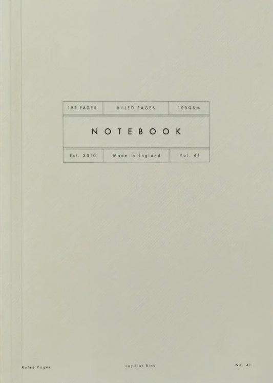 Katie Leamon Vol 41: Ruled Sage Lay Flat Notebook