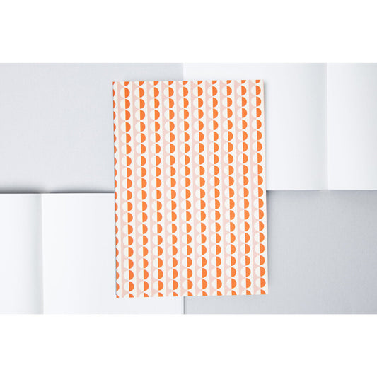 Ola Ltd Ed | A5 Layflat Notebook Plain Pages - Sophie in Pink / Orange