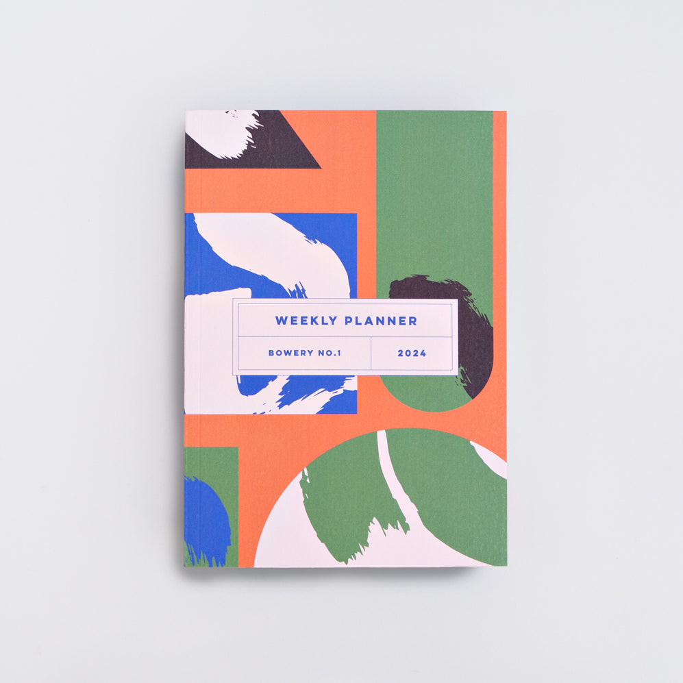 The Completist Bowery 2024 Weekly Planner