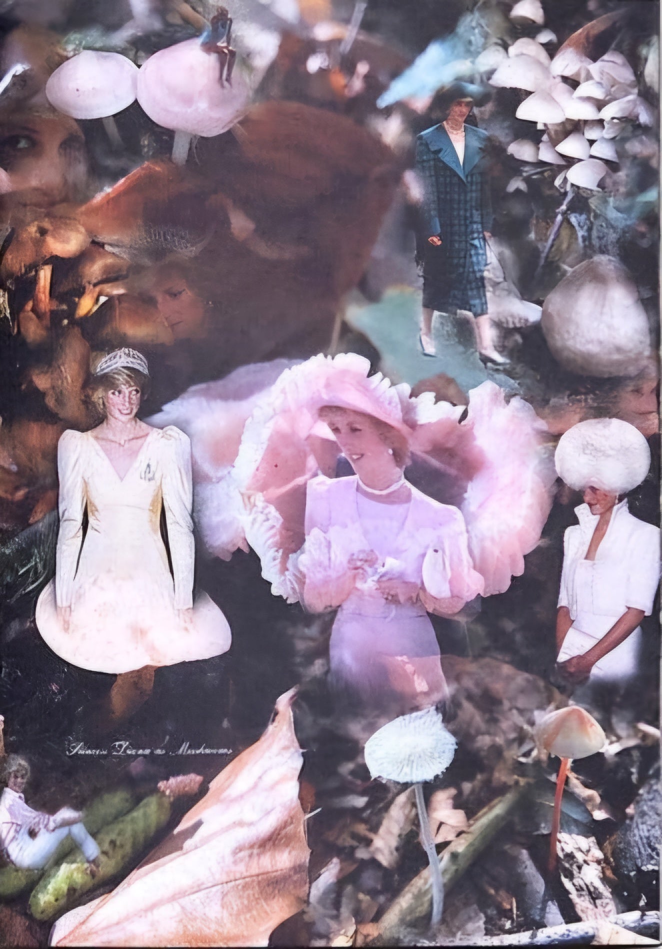 Princess Diana As Mushrooms