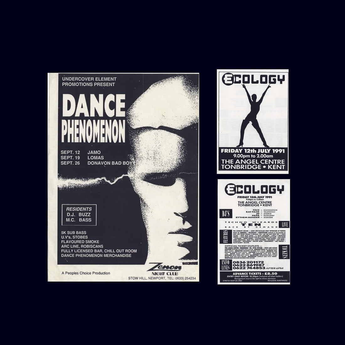 Rave Flyers 1990 - 2000