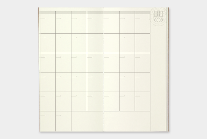 Travelers Company Notebook Refill - Free Diary Monthly