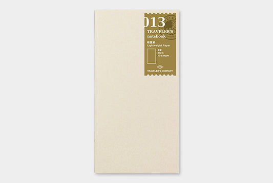 Traveler's Company Notebook Refill - Lightweight Paper