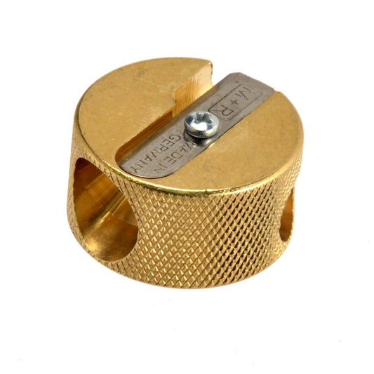 Möbius + Ruppert 5111 Brass Double Hole Pencil Sharpener