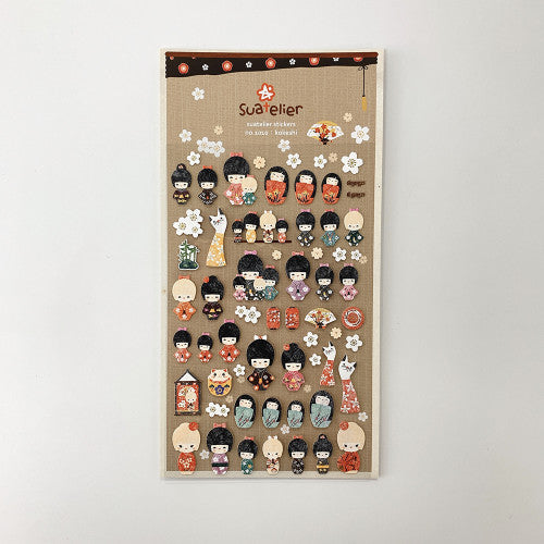 Suatelier Sticker - kokeshi