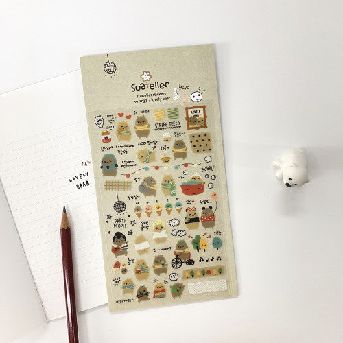 Suatelier Sticker - lovely bear