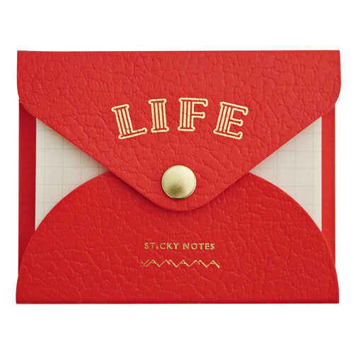 Life x Yamama - Sticky Notes - Red (grid)