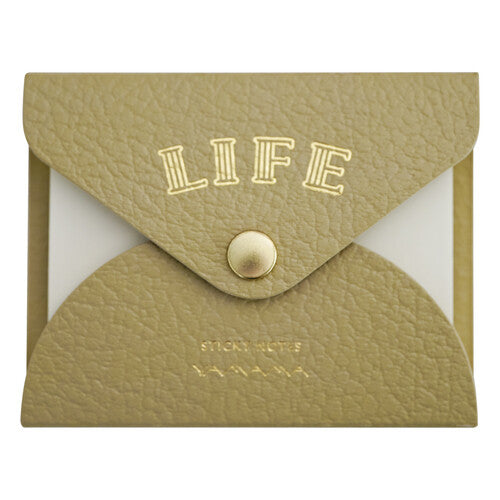 Life x Yamama - Sticky Notes - Beige (blank and ruled)