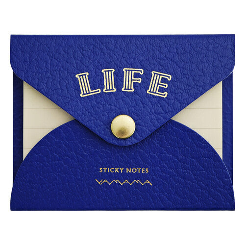 Life x Yamama - Sticky Notes - Blue (ruled)
