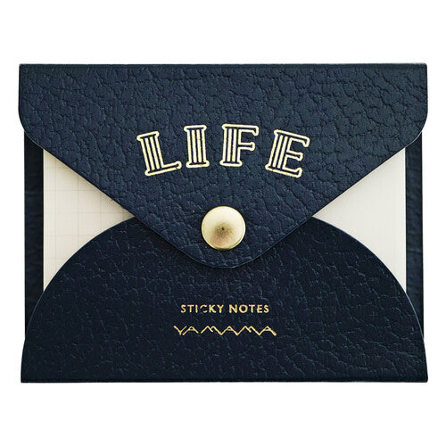 Life x Yamama - Sticky Notes - Black (grid and blank)