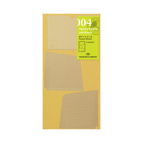 TRAVELER'S Notebook Refill Pocket stickers 004