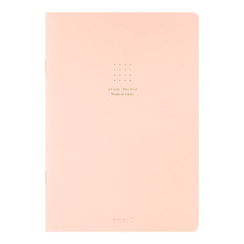 Midori Notebook <A5> Color Dot Grid Pink