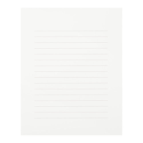 MD Letter Pad Cotton Horizontal Ruled Lines