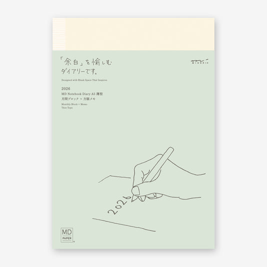 MD Notebook Diary 2026 A5 Thin