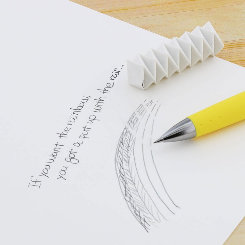 SUNSTAR Zigzag Eraser White