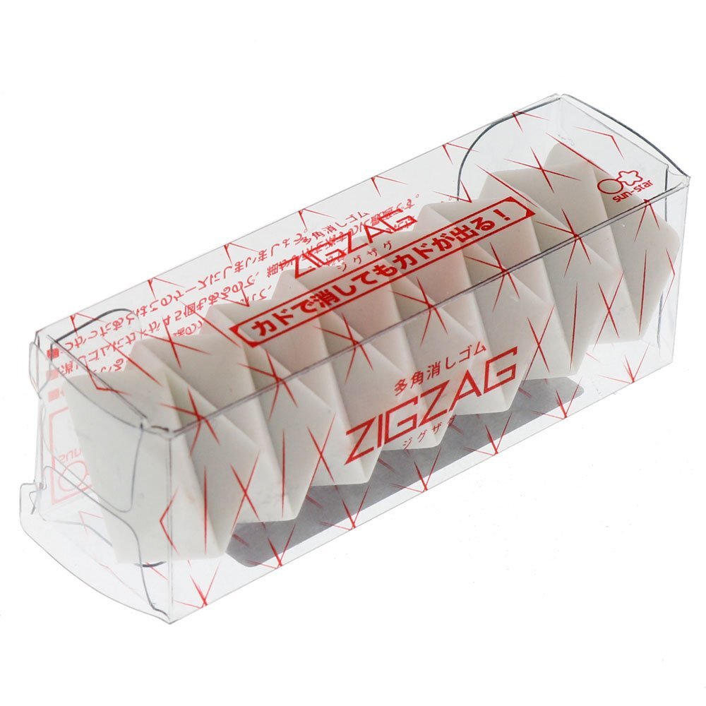 SUNSTAR Zigzag Eraser White