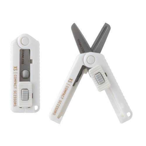 Midori XS Compact Scissors Serrated White