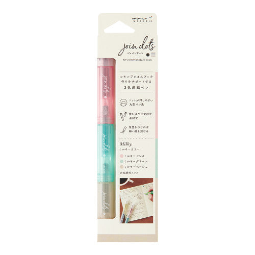 Midori Connecting Pen Milky