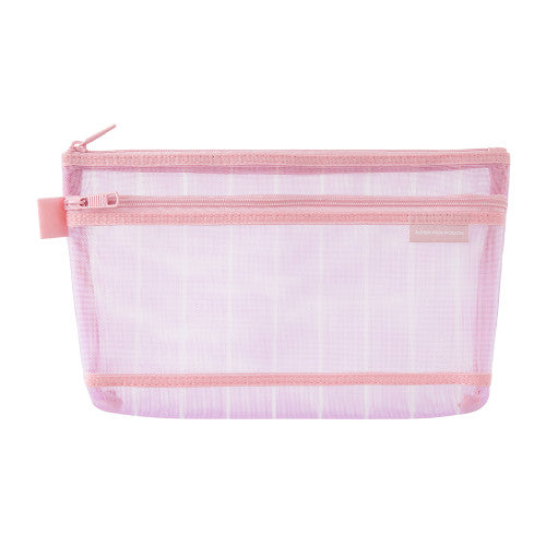 Midori [LIMITED EDITION] Mesh Pen Pouch Stripe Purple