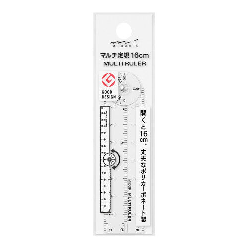 Midori Multi Ruler <16cm> Clear