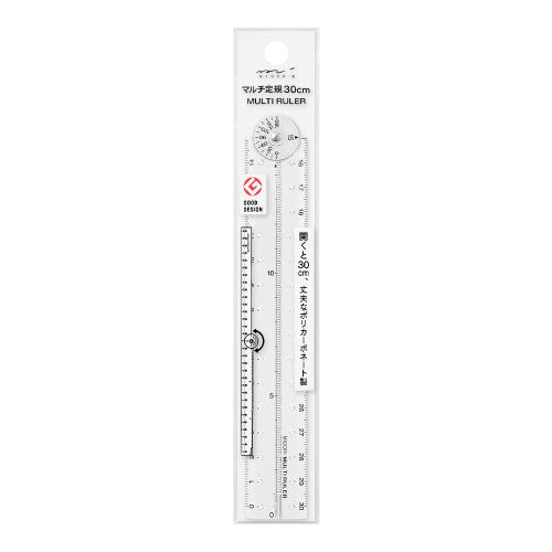 Midori Multi Ruler <30cm> Clear
