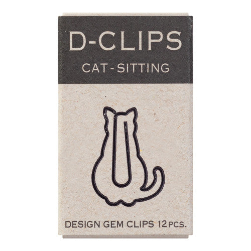 Midori D-Clips Mini Box Sitting Cat