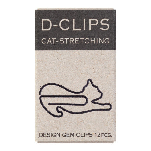 Midori D-Clips Mini Box Stretching Cat