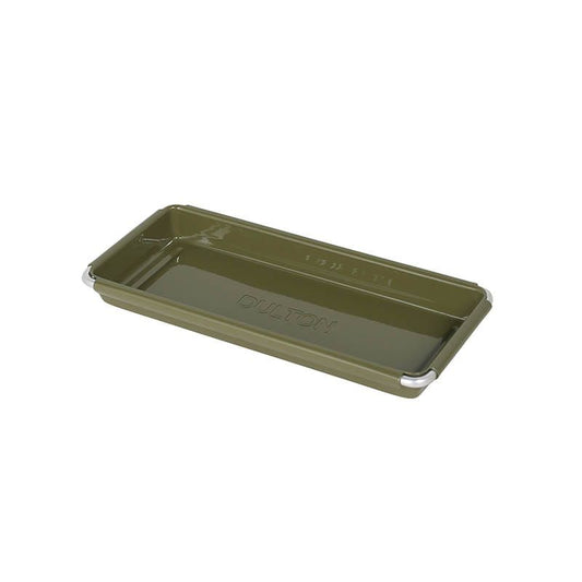 DULTON Desktop Storage Tray - Olive Drab