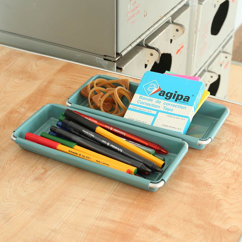 DULTON Desktop Storage Tray - (Gray Green)