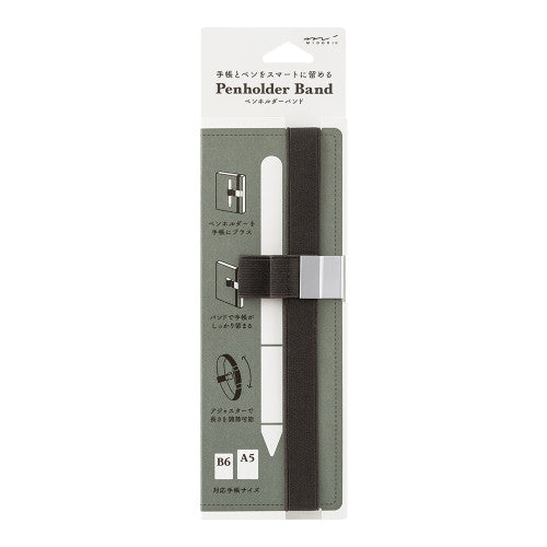 Midori Penholder Band Black