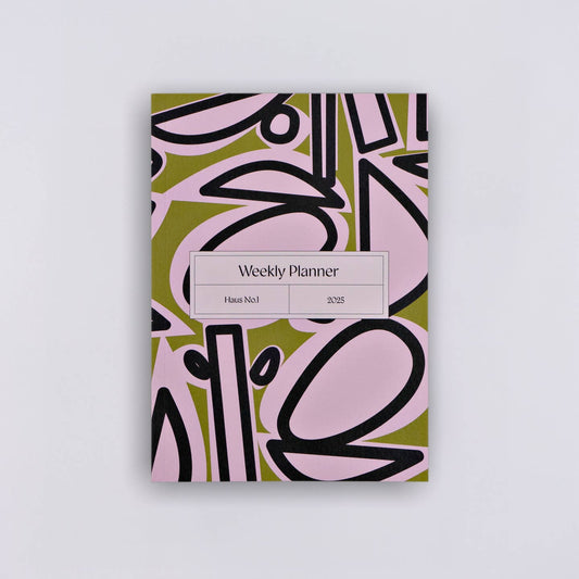 The Completist Haus 2025 Dated Weekly Planner Book