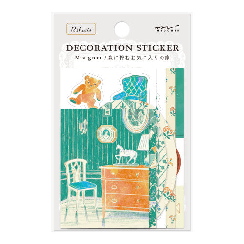 Midori Decoration Sticker Green