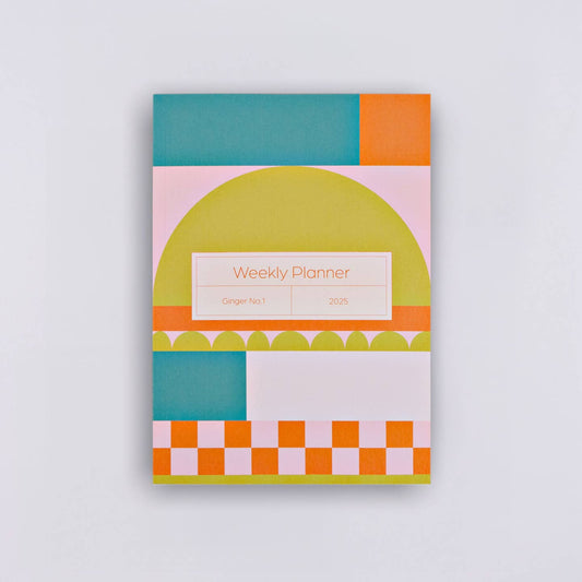 The Completist Ginger 2025 Dated Weekly Planner Book