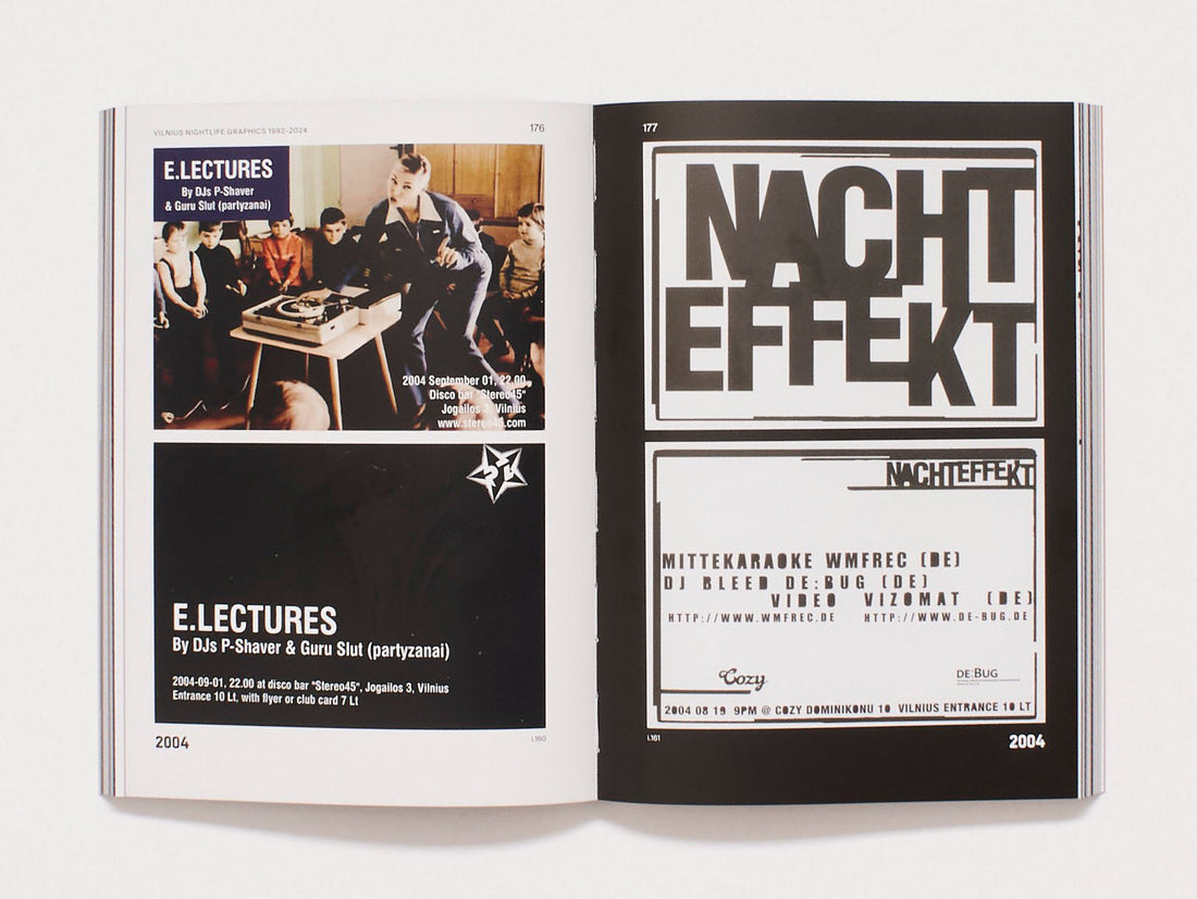 Vilnius Nightlife Graphics 1992-2024