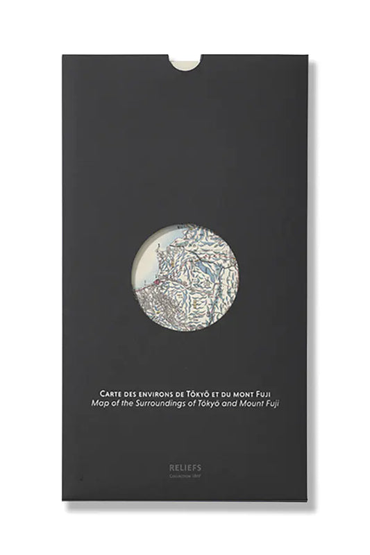 Map of the Surroundings of Tokyo and Mount Fuji (1842) in Meiji (1886) (Copy)