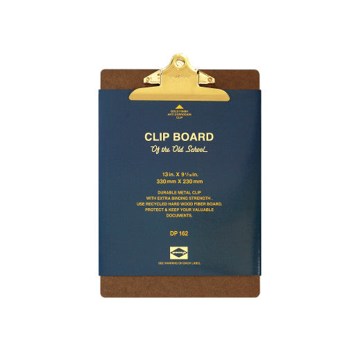Penco Clipboard O-S- A4 - Gold Clip