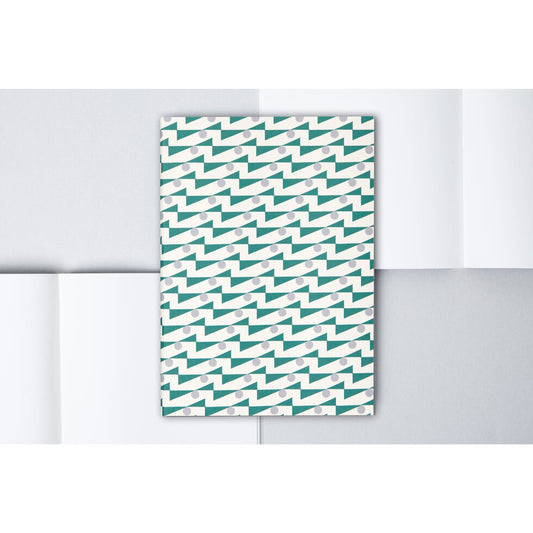 Ola - Ltd Ed A5 Layflat Notebook Ruled Pages - Enid Ultramarine/Lilac